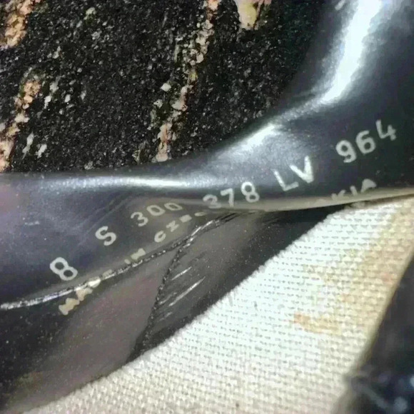 Etonic Soccer Cleats “Argentina” Size 8 / Black White - Picture 12 of 13